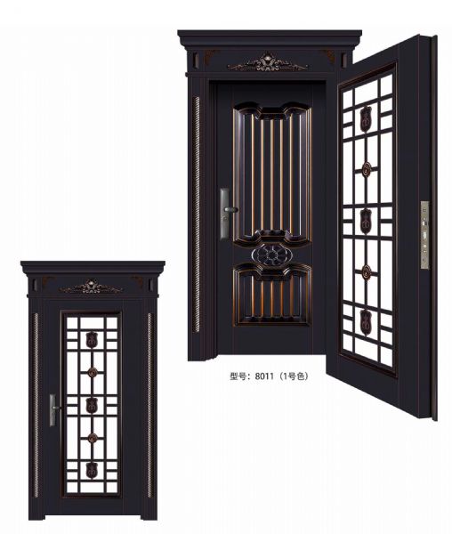 Luxury steel doors