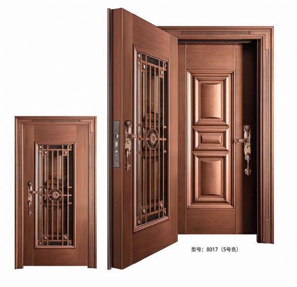 Luxury steel doors