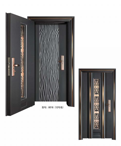 Luxury steel doors