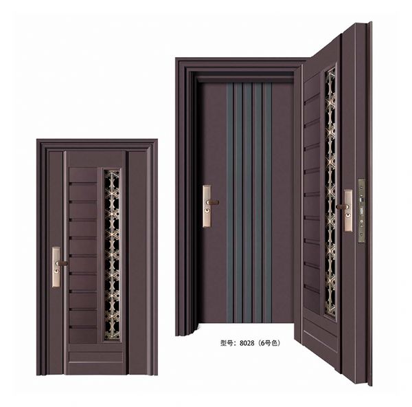 Luxury steel doors