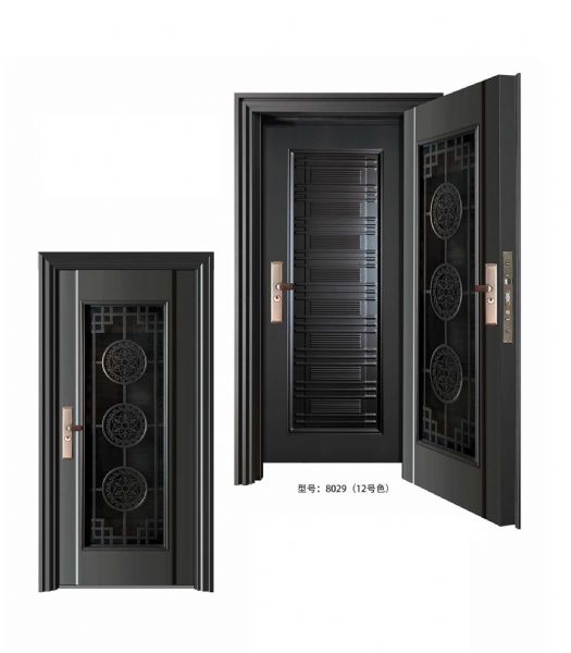 Luxury steel doors