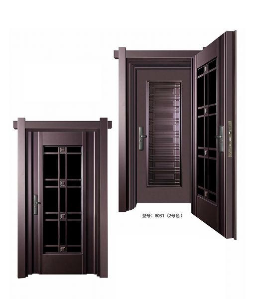 Luxury steel doors