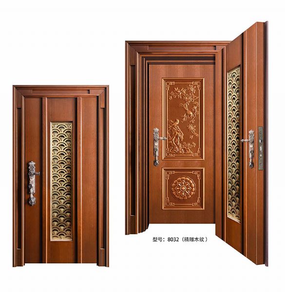 Luxury steel doors