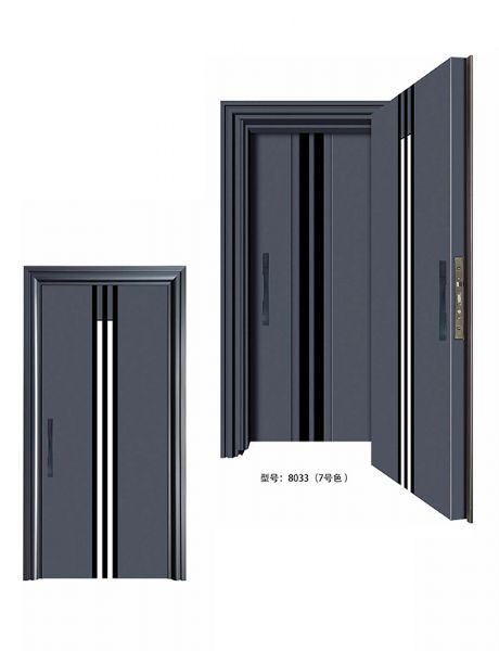 Luxury steel doors