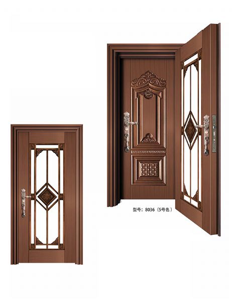 Luxury steel doors