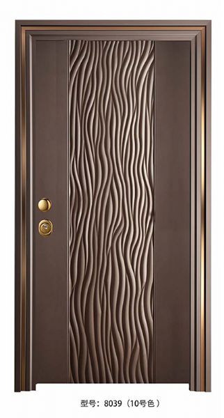 Luxury steel doors