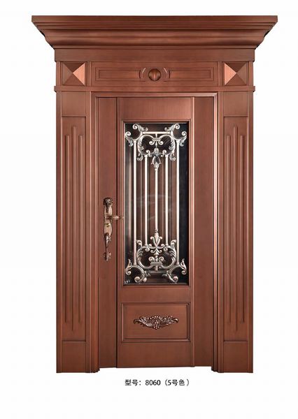 Luxury steel doors