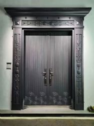 Cast aluminum villa gate