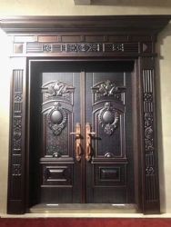 Cast aluminum villa gate